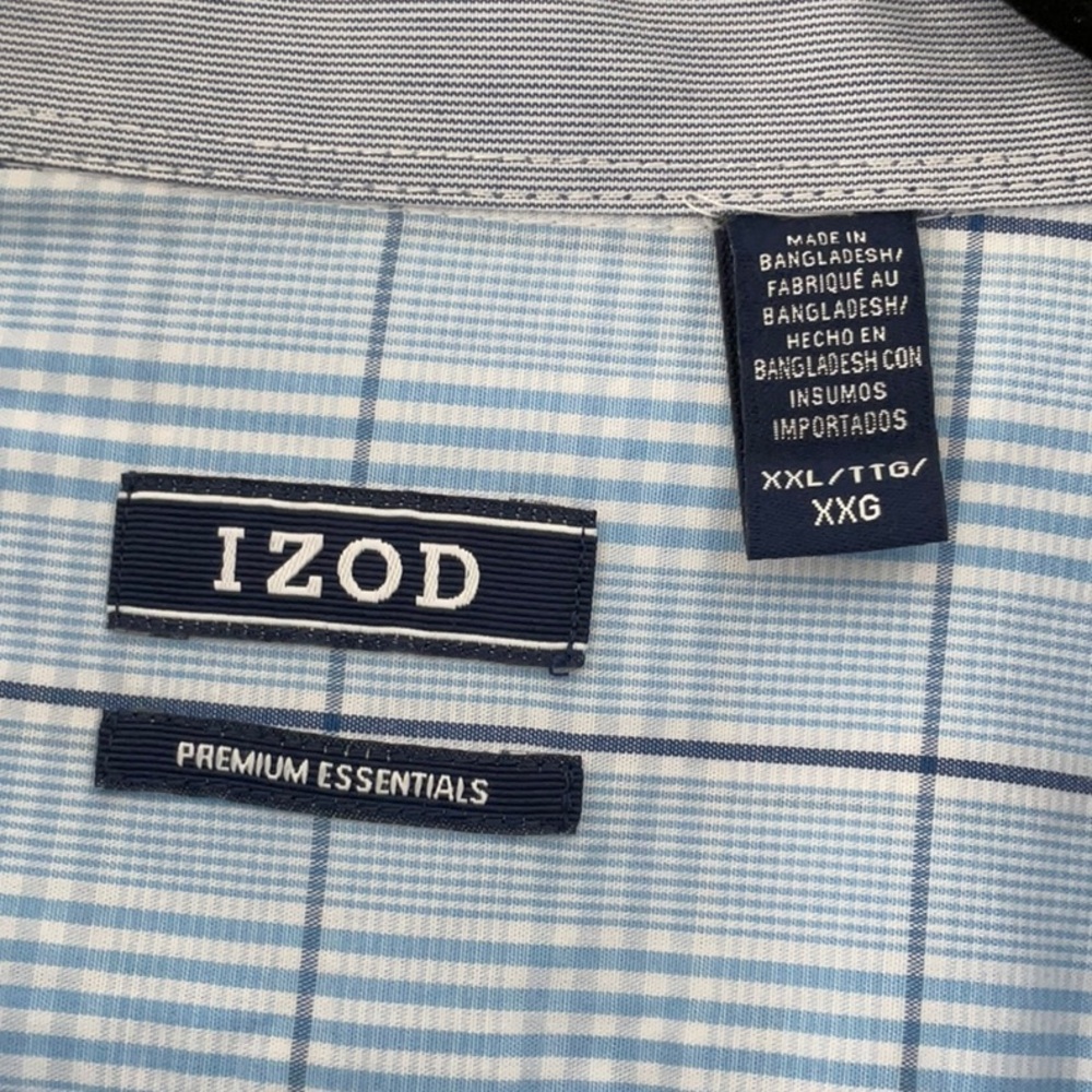 Izod Men’s Long Sleeve Button Down Shirt - Size XXL - Picture 3 of 4